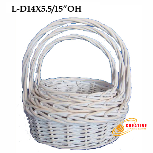 Willow handled basket